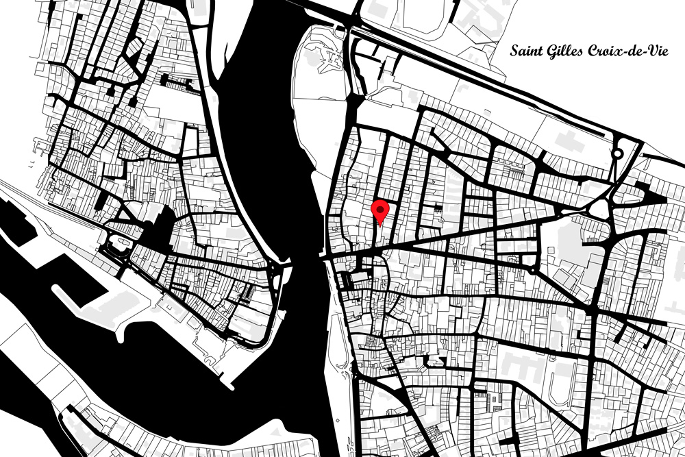 Localisation Agence LT Archi St Gilles Croix de Vie